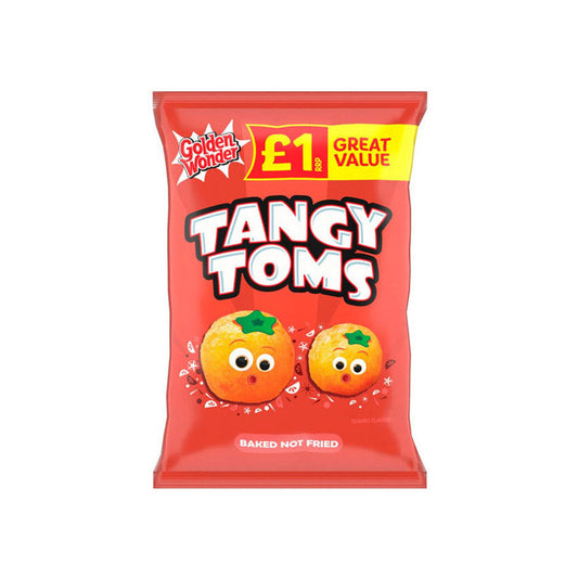 Golden Wonder Tangy Toms PM £1.00 (18 Packs x 63g)