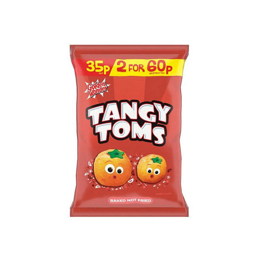 Golden Wonder Tangy Toms PM 35p (36 Packs x 22g)